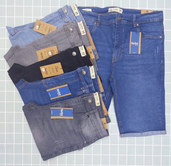 Mens Denim Shorts Pant - Spike